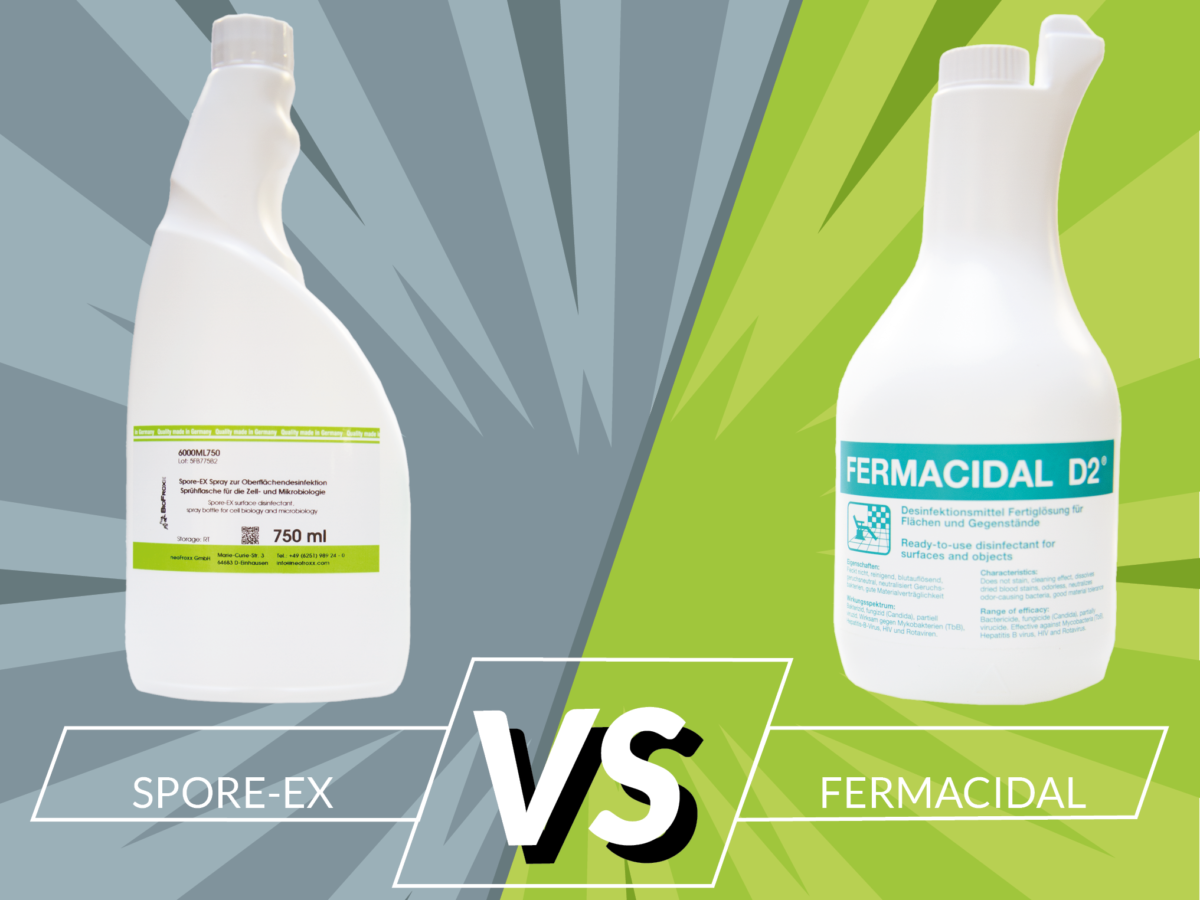 neoFroxx vergleicht Fermacidal vs Spore-Ex